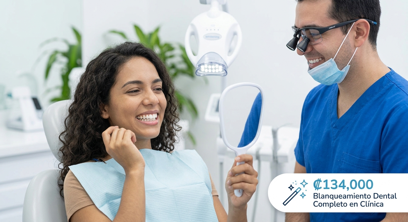 Blanqueamiento Dental Completo en Clínica